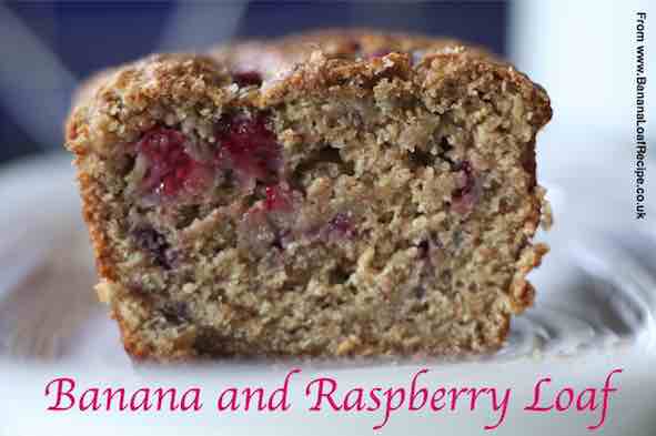 Banana and Raspberry Loaf Cake Recipe