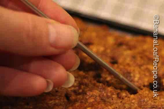 skewer your cake to see if it is cooked