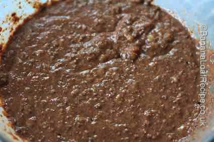 Double Choc Banana Loaf Cake Mixture