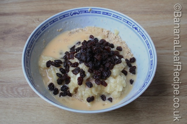 Gluten-free banana bread before mixing