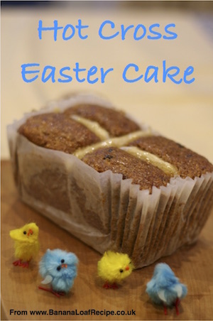 Hot Cross Easter Cake