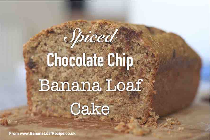 Spiced Choc Chip Banana Loaf Cake
